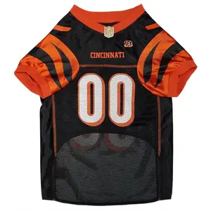 PETS FIRST NFL CINCINNATI BENGALS MESH JERSEY FOR DOGS