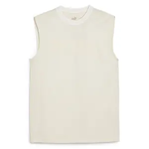 PUMA Mens Squad Crew Neck Tank  Casual - White