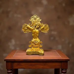 12cm Resin Tabletop Jesus Sculpture, Holiday Decor for Christmas/easter/thanksgiving, Hand-Painted Vintage Art, Bedroom/living Room Decoration