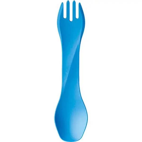 Humangear 700125 Gobites Uno Spork - Light Blue 1-Piece Fork and Spoon Combo, Utilitarian Durable Cutlery for Backcountry Dining