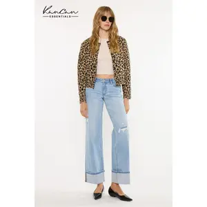 KANCAN - Cruz Essentials Women's Denim Low Rise Wide