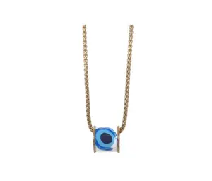 Evil Eye Brush Necklace