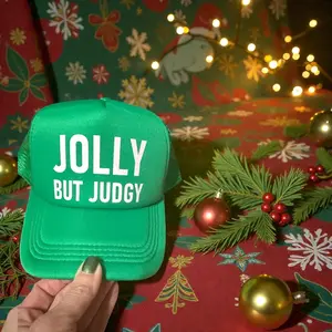 Jolly but Judgy Foam Trucker cap