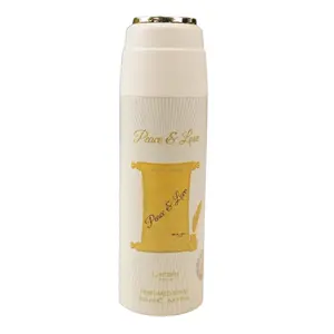 Lattafa | Peace and love | Perfumed Spray | Unisex Fragrance | 200 ML | Bergamot - Almond & Blackcurrant