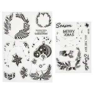 Crafts & Sewing LDRS Creative Merry Christmas Inlay Stamp Kit
