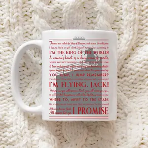 Titanic Quotes Mug, Mother's Day Gift, Couple Lover Movie Fan Double Side Printed Coffee Mug