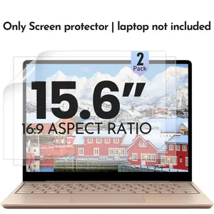 [Gavnboon] 2-pack suitable for 15.6-inch laptop screen protectors, anti-blue light glare, matte texture, suitable for HP/Dell/Asus/Samsung/Lenovo, etc., 5H hardness and durable design, 16:9 screen ratio, easy to install.