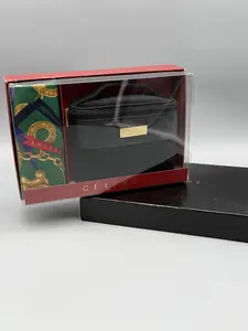 Pre-owned Celine Fabric Bag Accessories Vanity & Handkerchief Set