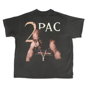 2Pac Rapper Legend Tribute Homage T-Shirt Double Sided | Tupac Vintage Bootleg Inspired Tee | 90s Hip Hop Inspired Throwback Tee | 2 Pac Shakur Biggie RAP Graphic Unisex Tee T-Shirt