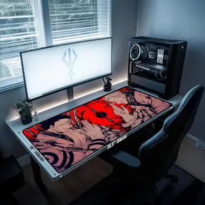 Jujutsu Kaisen Anime Desk Mat, Gojo vs Sukuna Mouse Pad, Keyboard Mat, Jujutsu Kaisen Gaming Anime Desk Mat For Office, Gift For Gamer