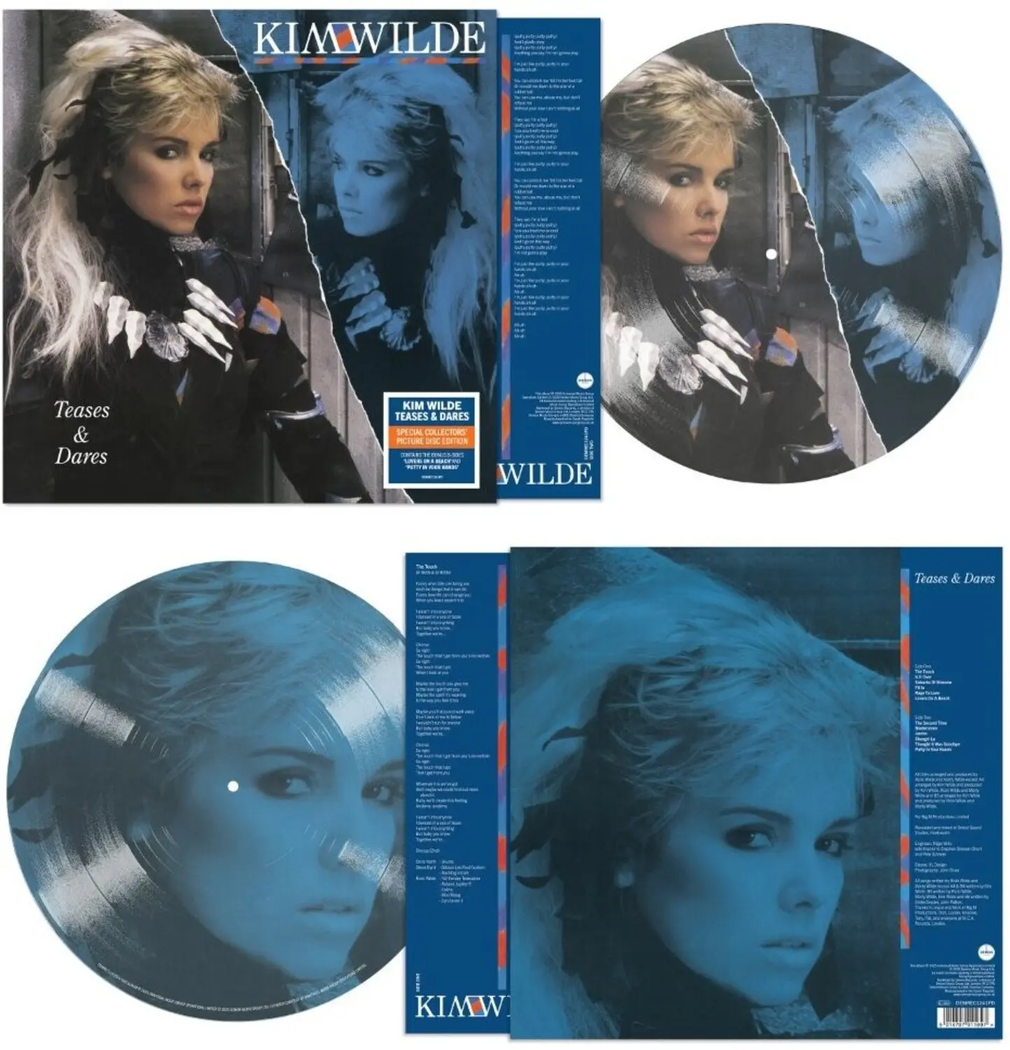 Kim Wilde - Teases & Dares - Picture Disc  [VINYL RECORD - LP] Picture Disc, UK - Import