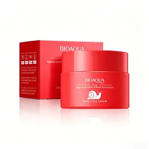 Single Pack Snail Infused Face Cream with Mineral Oil, Daily Hydrating Facial Moisturizer, Quick Absorb Lightweight Formula for Nourished & Smooth Skin
