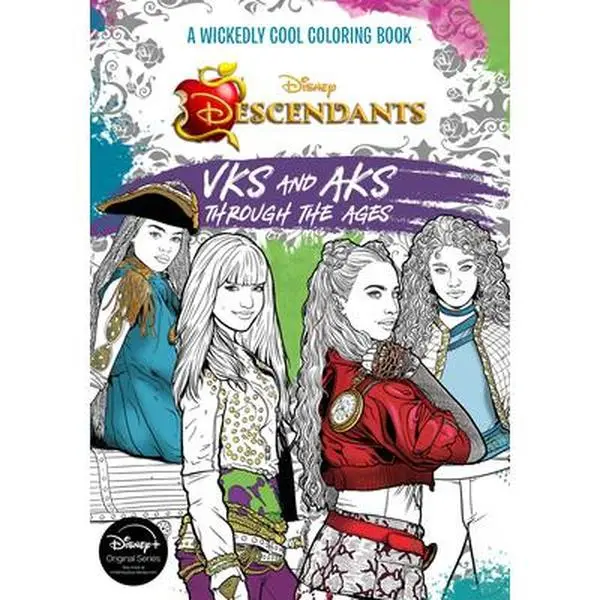 Descendants: A Wickedly Cool Activity & Coloring Gift Book - Vks and Aks Through the Ages, Disney Book Group, Paperback, Activity Books