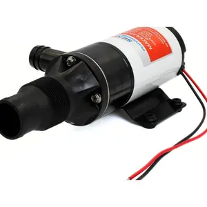 SEAFLO 01 Series Macerator Pump - 12V, 12 GPM (45 LPM) Open Flow, Self-Priming, Anti-Clog, Run-Dry, Heavy-Duty for RV, Boats, Yachts, Camper, & Marine, CE & Rohs Certified, 4-Year Warranty
