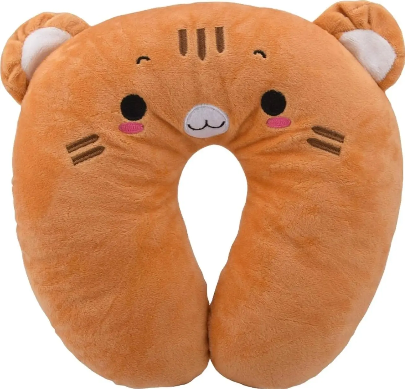 Travel Pillow for Kids, Cute Animal Neck Pillow Support U Shaped Plush Soft Rest Reading Pillows Sleeping Pillows for Airplane Train Car