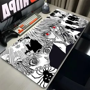Hunter X Hunter Kurapika Mouse Pad – Non-Slip Rubber Base, Anime Gamer Desk Mat for Laptop and PC edge desk pad mouse pad ideal gift