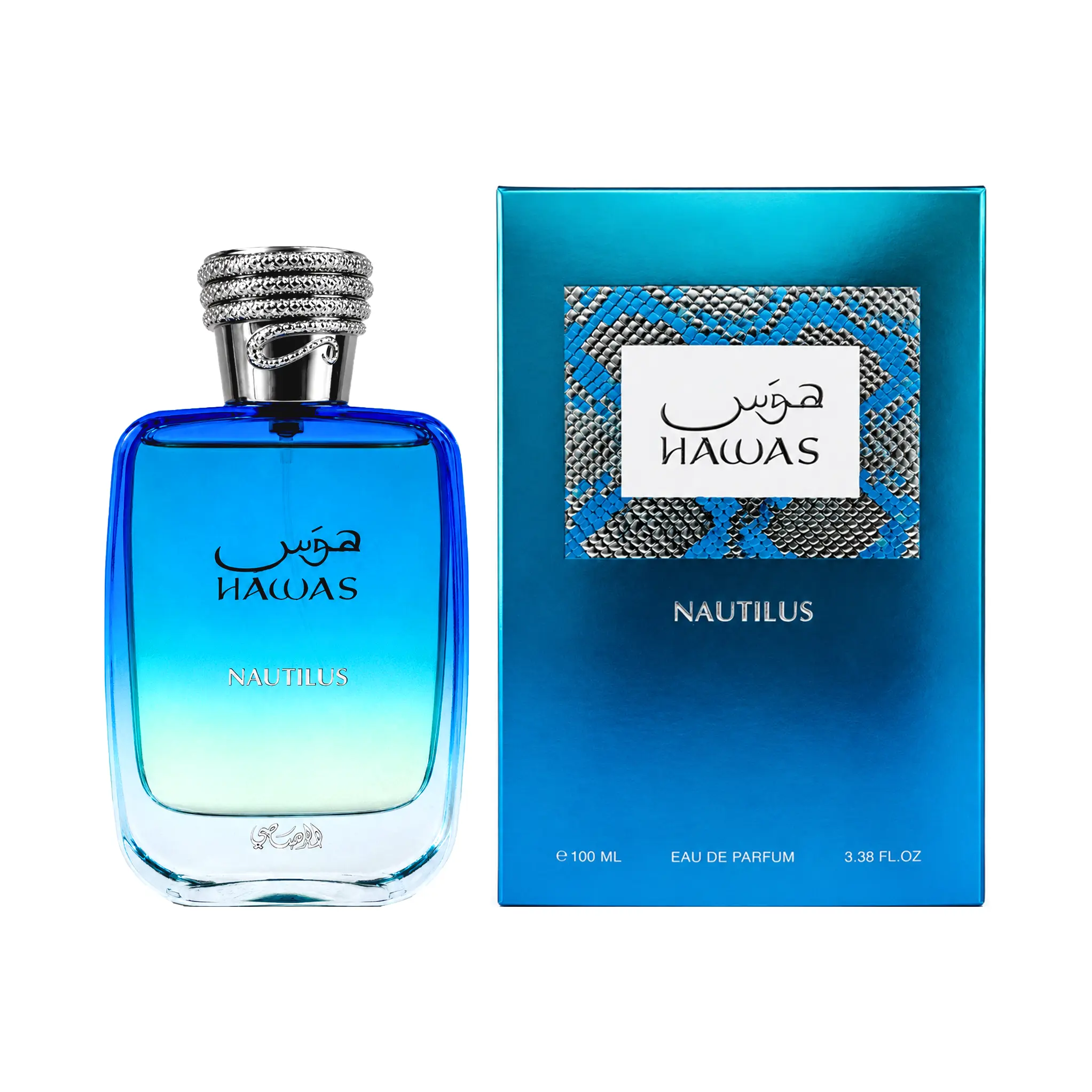 Rasasi Hawas Nautilus for Men Eau de Parfum Spray, 3.4 Ounce Rasasi Hawas Nautilus for Men Eau de Parfum Spray, 3.4 Ounce