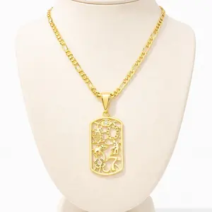 Betsy's Boutique cadena con dije de las 7 potencias, amuleto de proteccion.