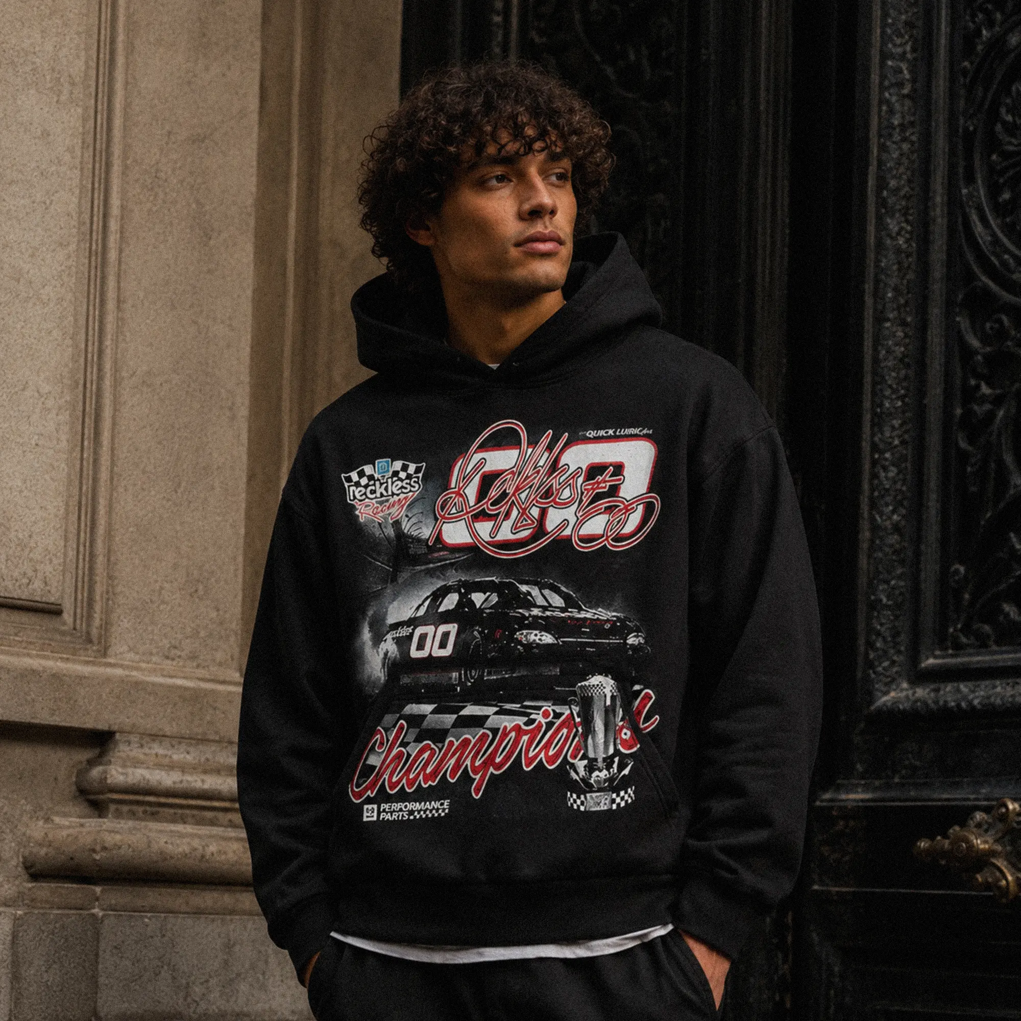 Men's Slingshot Hoodie - Y&R Brand, Black Color