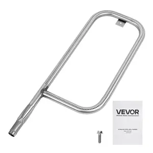 VEVOR Grill Burner Tube for Weber Q200, Q220, Q2000, Q2200, Q2400, 20.5 inch 304 Stainless Steel Tube Burner for Weber 396000, 396001, 396002, 566002, 53060001, Replacement Part 60041, 69956, 41862