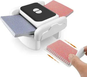 Automatic Card Shuffler，Rechargeable One-Click Card Shuffler for 1-2 Decks, Low Noise & Efficient Shuffling Machine, Portable Electric Card Shuffler for Poker, UNO, Blackjack, Skip-Bo, Phase 10