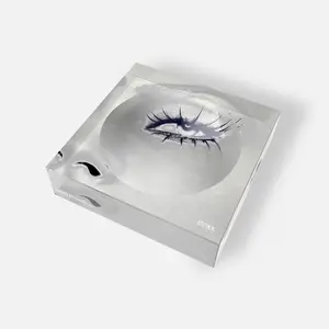 Lustful Lashes Acrylic Jewelry Dish Modern Eye Design Trinket Tray Organizer Boxes for Rings Earrings & Small Trinkets