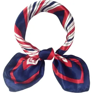 Silk Feeling Scarf for Women Square Scarf Satin  Scarves Fashion  Scarfs for Bag Hair Scarves