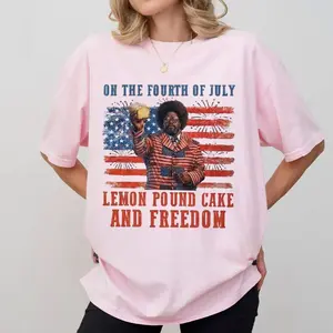 4 July Lemon Pound Cake and Freedoom Afroman Trial Meme Shirt, 4 July Shirt TC4