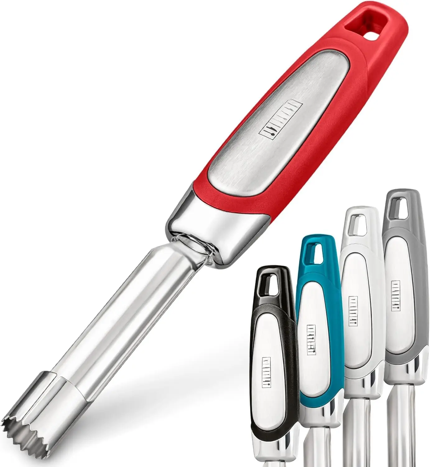 Corer Tool - Durable Stainless Steel Fruit Core Extractor Tool -  Corer Remover, Red