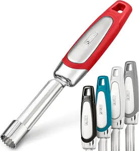 Corer Tool - Durable Stainless Steel Fruit Core Extractor Tool -  Corer Remover, Red