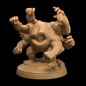 Grabbler Hand Fist Finger Lips Monster | The Dragon Trappers Lodge | 32mm Scale | Miniature RPG Tabletop Mini Resin DnD Dungeons and Dragons