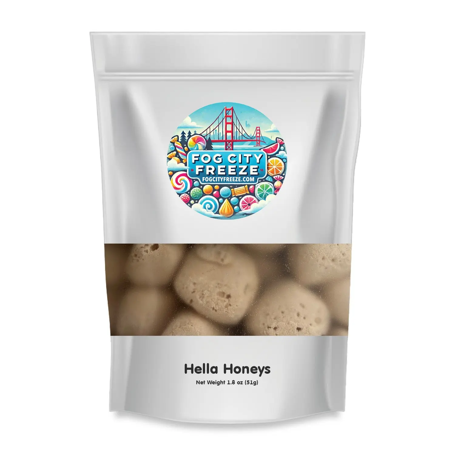 Hella Honeys - Freeze Dried Sweet & Nutty Honey Candy Hella Honeys - Freeze Dried Sweet & Nutty Honey Candy