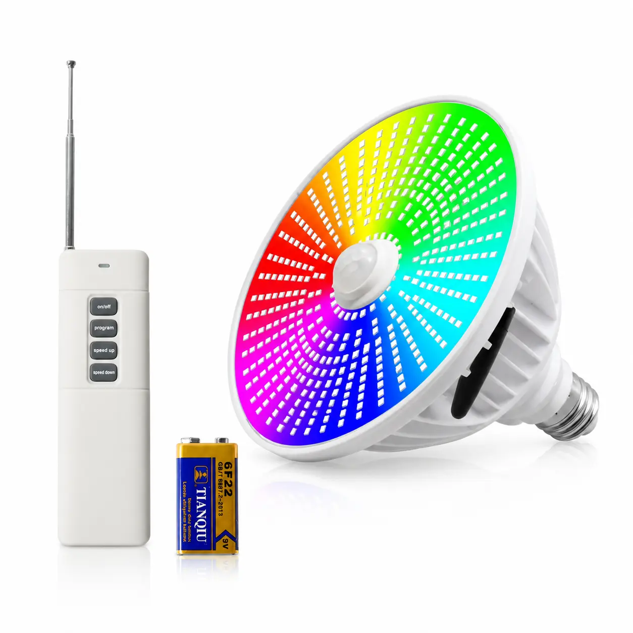 65-70W RGB LED Pool Light, Outdoor Underwater Inground E26/E27 Bulb with Remote Control & Memory Mode, Easy Replace for Hayward Fixture