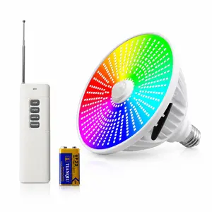 65-70W RGB LED Pool Light, Outdoor Underwater Inground E26/E27 Bulb with Remote Control & Memory Mode, Easy Replace for Hayward Fixture