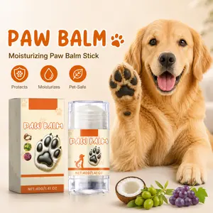 Natural Pet Paw Balm Stick for Dogs & Cats - Deep Moisturizing Paw Pad Protector for Dry Cracked Paws, Lick-Safe Soothing Formula