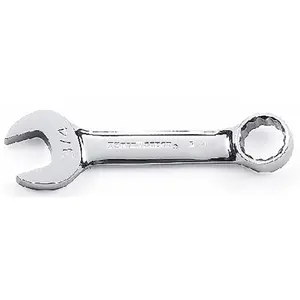 212 MAIN 15mm Stubby Type Combination Wrench, Apex Tool Group 81639 Model, Size-Stamped Design, Strong Grip, Torque-Boost Functionality