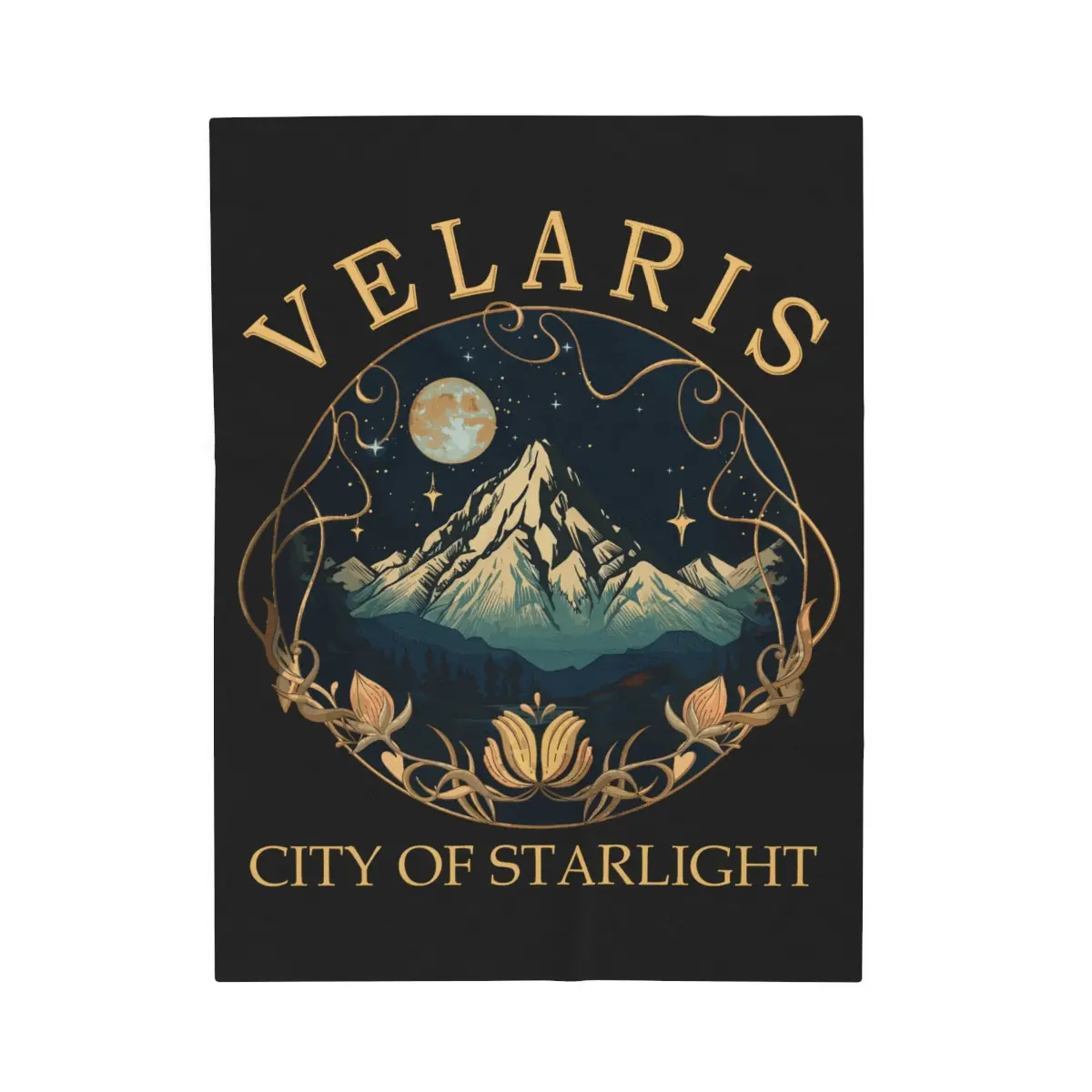 Velaris City ACOTAR Blanket Velaris Court Of Dreams Blanket The Night Court Blanket SJM Merch City of Starlight Blanket Velaris Blanket