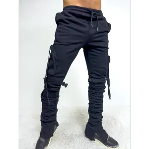 Rebellious® Clothing Co. - Men's Stacked Sweatpants - Black/Black