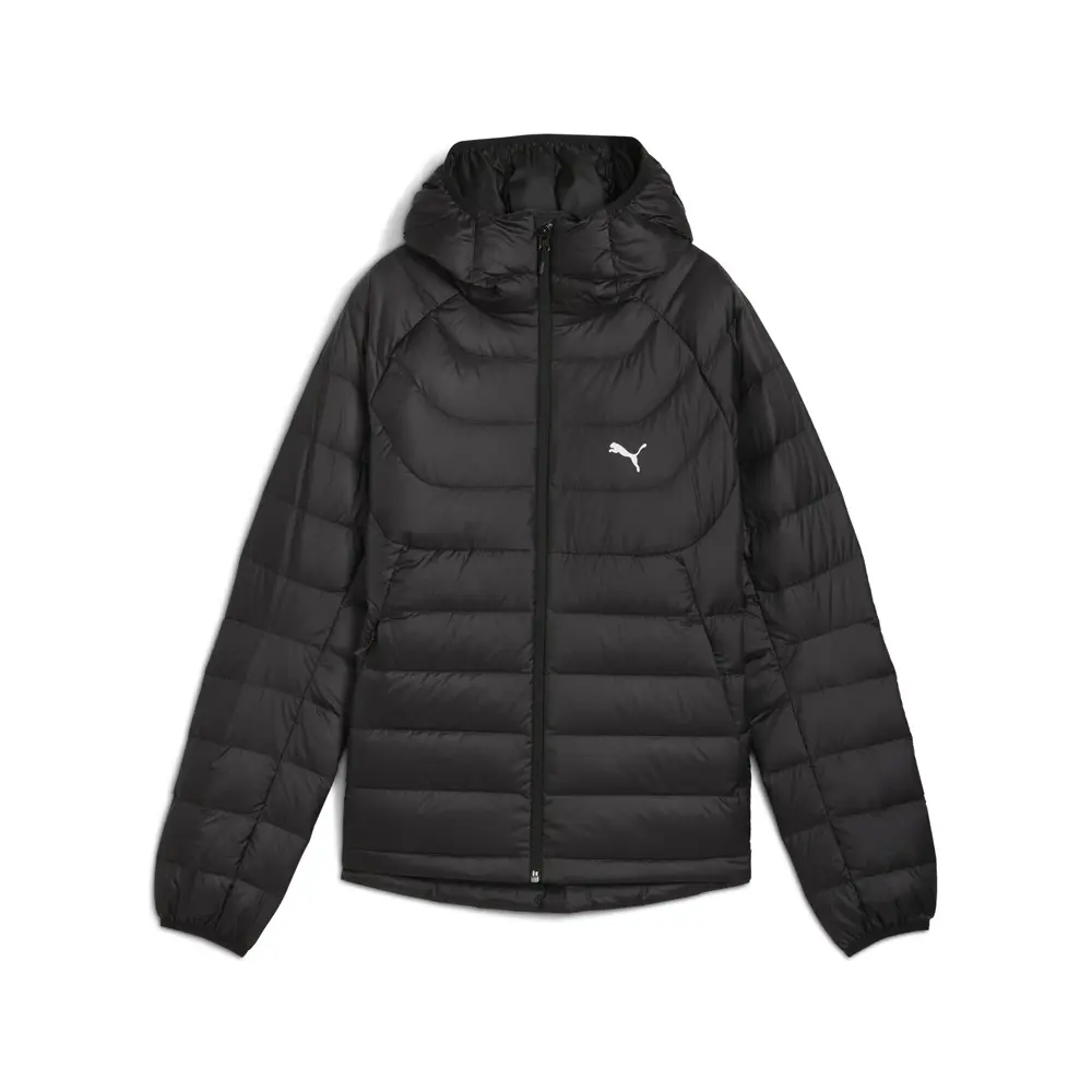 PUMA Womens Packlite Hooded Down Jacket Athletic Outerwear Casual - Black
