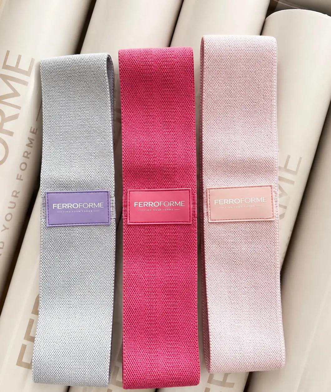 Ferro FORME Fabric Resistance Bands – Set of 3