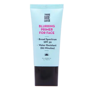 Elizabeth Mott Thank Me Later Blurring Face Primer SPF30 - Hydrating Long Lasting Makeup Base with Power Grip Formula Cruelty Free 30g Moisture Green Tea