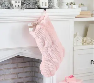 BFF Collection Oversized Slouched Faux Fur Stocking