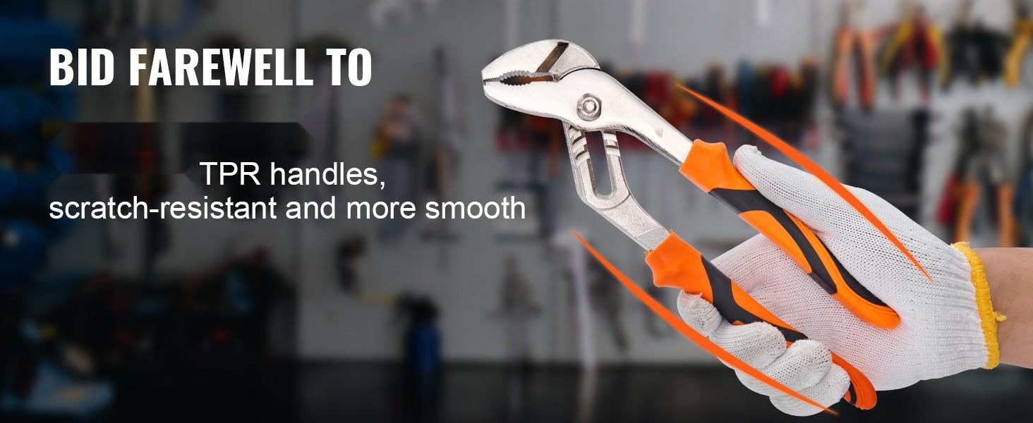 3-Piece Groove Joint Pliers Set, 12/10/8-Inch, Heat-Treated High-Carbon Steel Water Pump Pliers, Button-Quick Adjustable Pliers For Home Repair, Reliable Gripping For Nuts, Bolts, Pipes, And Fittings 3-Piece Groove Joint Pliers Set, 12/10/8-Inch, Heat-Treated High-Carbon Steel Water Pump Pliers, Button-Quick Adjustable Pliers For Home Repair, Reliable Gripping For Nuts, Bolts, Pipes, And Fittings