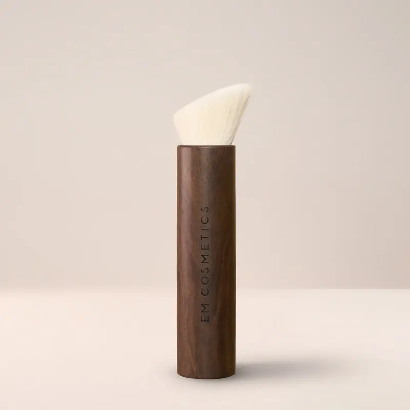 Komorebi Cruelty-Free Multi-Functional Dual Face Makeup Brush - Contoured Foundation, Concealer, Powder Brush, Complexion Tool for Face & Cheek Application