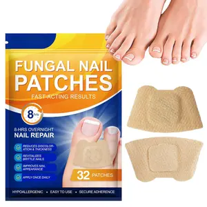 32 Pcs Fungal Nail Patches,Toenail Fungus Treatment Extra Strength - Toe Nail Fungus Treatments for Men and Women, Overnight Renewal Nail Repair Patches (Pack of 1)