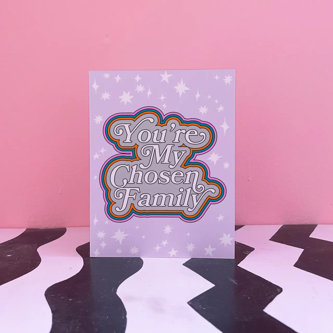 You're My Chosen Family Blank Card