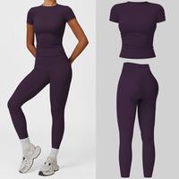 Short Sleeve Set - Purple Sauce