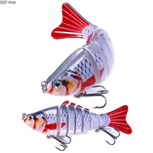 15Pcs Multi-Segment Bionic Fishing Lure Set, Lifelike Jointed Artificial Bait with Sharp Hooks, Realistic Swimming Action, Wear-Resistant Fishing Gear, Practical Outdoor Angling Accessories, Universal Bionic Bait Kit for Freshwater and Saltwater Fishing
