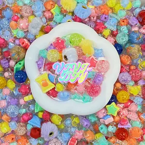 【Lucky Dopamine】 16 mm Multicolor Assorted Glass Beads DIY Beaded Bracelet/Pen Charm/Phone Charm/Keychain — Heavy-Duty Construction
