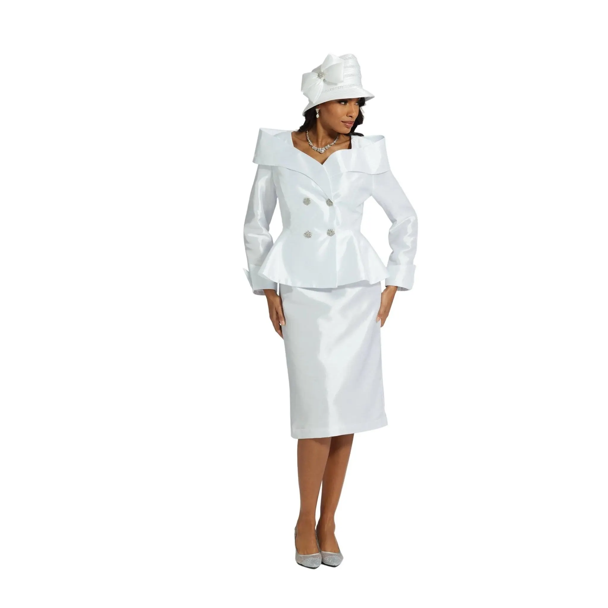 Classic Portrait Collar Suit by EY Boutique